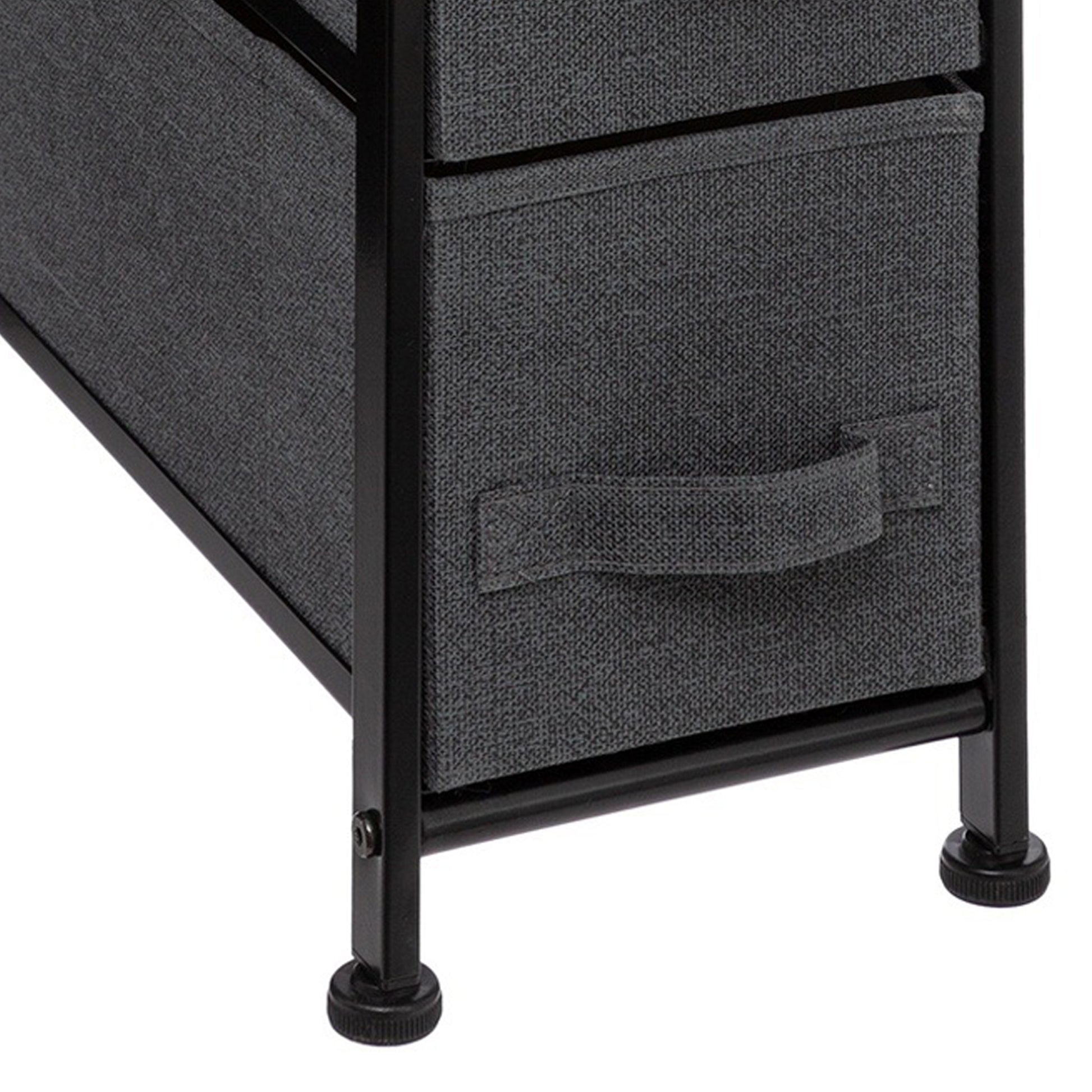 Wellhome Almacenaje 4 Cajones Gris Oscuro_4
