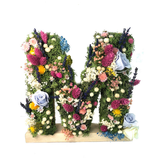 Letras Preservadas Arcoiris 25x25cm