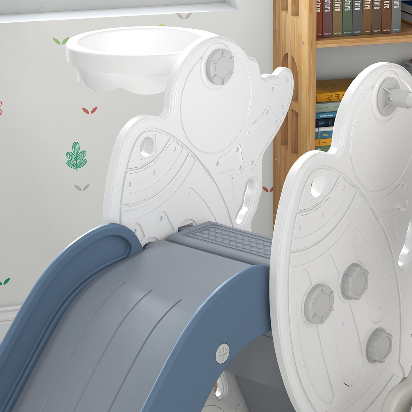 Juego De Tobogán Y Columpio Para Niños De 18-48 Meses 3 En 1 Carga 30 Kg_4