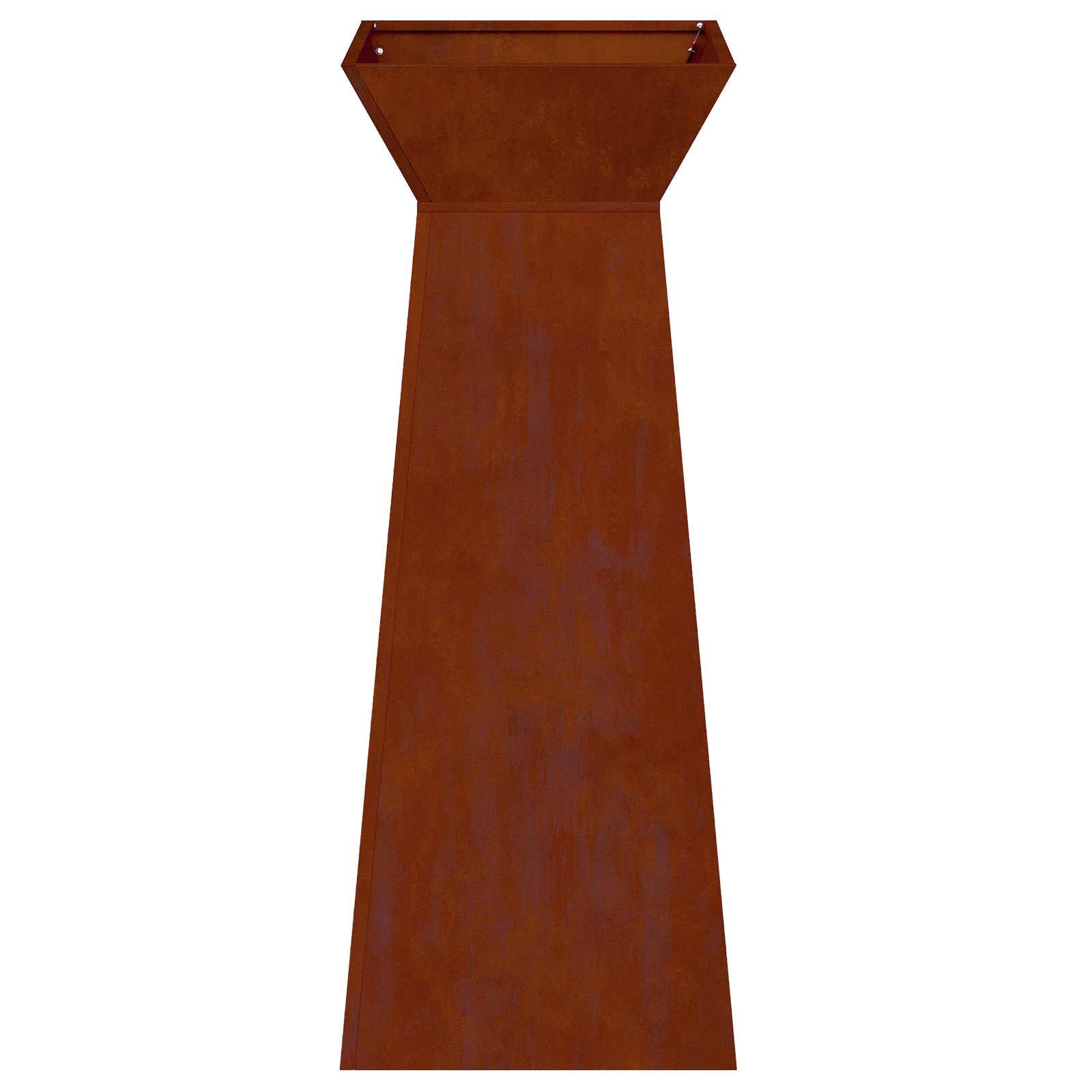 Maceta Pilar Plateado 40 X 40 X 100 Cm_5