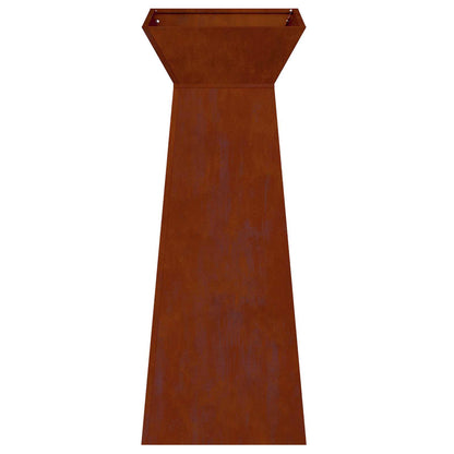 Maceta Pilar Plateado 40 X 40 X 100 Cm_5