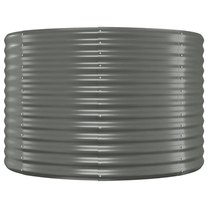 Jardinera Arriate Acero Galvanizado Gris 322x100x68 Cm_3
