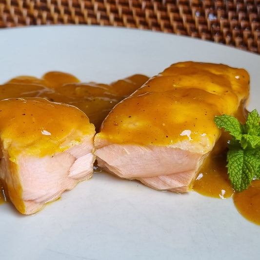 Salmón En Mango Tropical Especiado