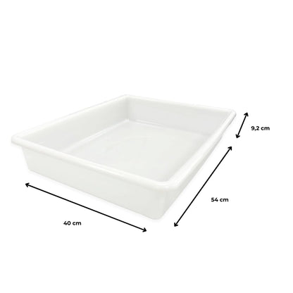 3 Bandejas Resistentes Uso Alimentario Con Tapa: 15l Sin Bpa's (55,3 X 41 X 9,3cm). Cocinas, Restaurantes, Catering_3