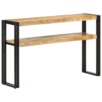 Mesa Consola De Madera De Mango Rugosa 120x30x75 Cm_4