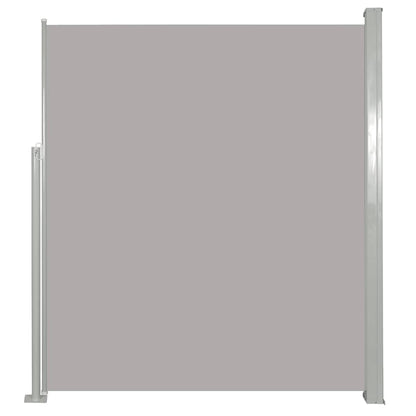 Vidaxl Toldo Lateral Retráctil De Jardín Gris 170x300 Cm_0