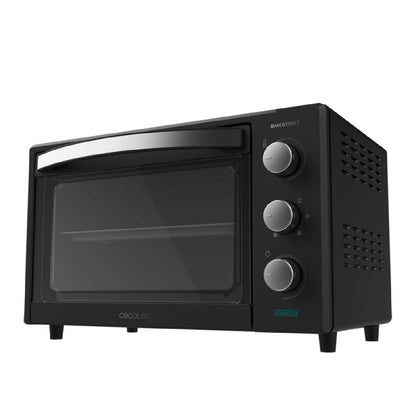 Cecotec Horno De Sobremesa De Convección 28 L Bake&toast 2800 Black. 1600 W Multifunción 6 Modos De Calor Temporizador T_0