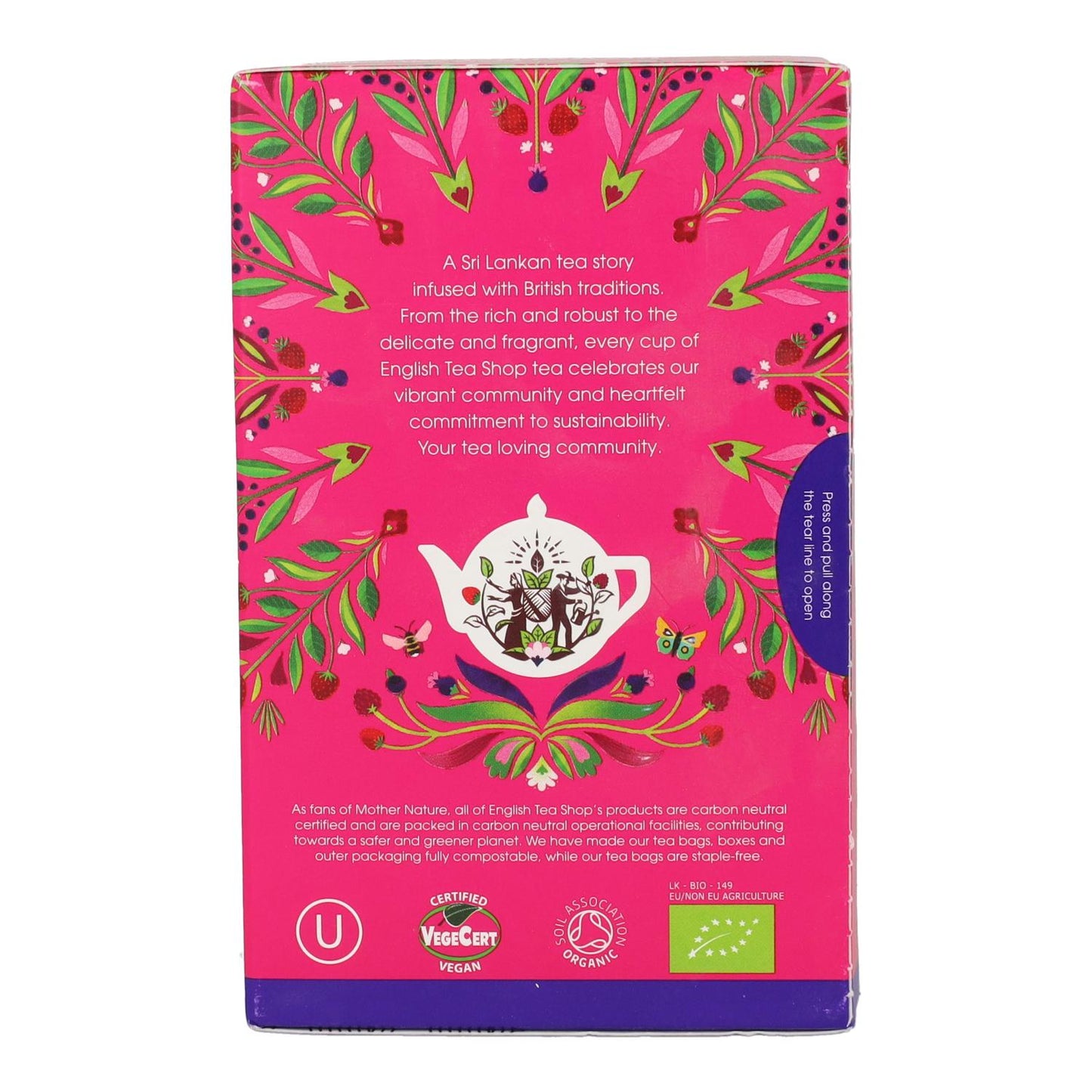 Té Frutos Rojos (super berries) English Tea Shop 40 g