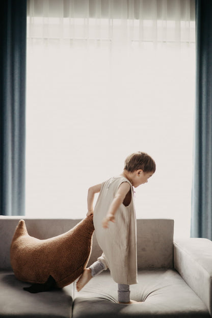 Sacos De Dormir Con Piernas T-s Muselina Algodón Sand