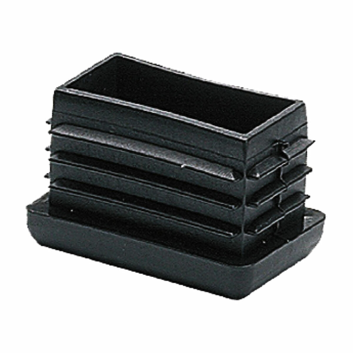 Contera/tapón Terminal Micel Cnt04 Negro Polietileno Rectangular 20 X 30 X 21,5 Mm (25 Unidades) / Vetonek_0