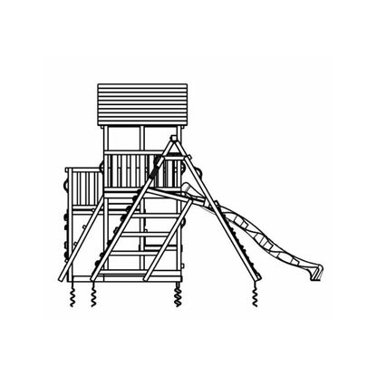 Parque Infantil Masgames Penthouse Xl Con Challenger.