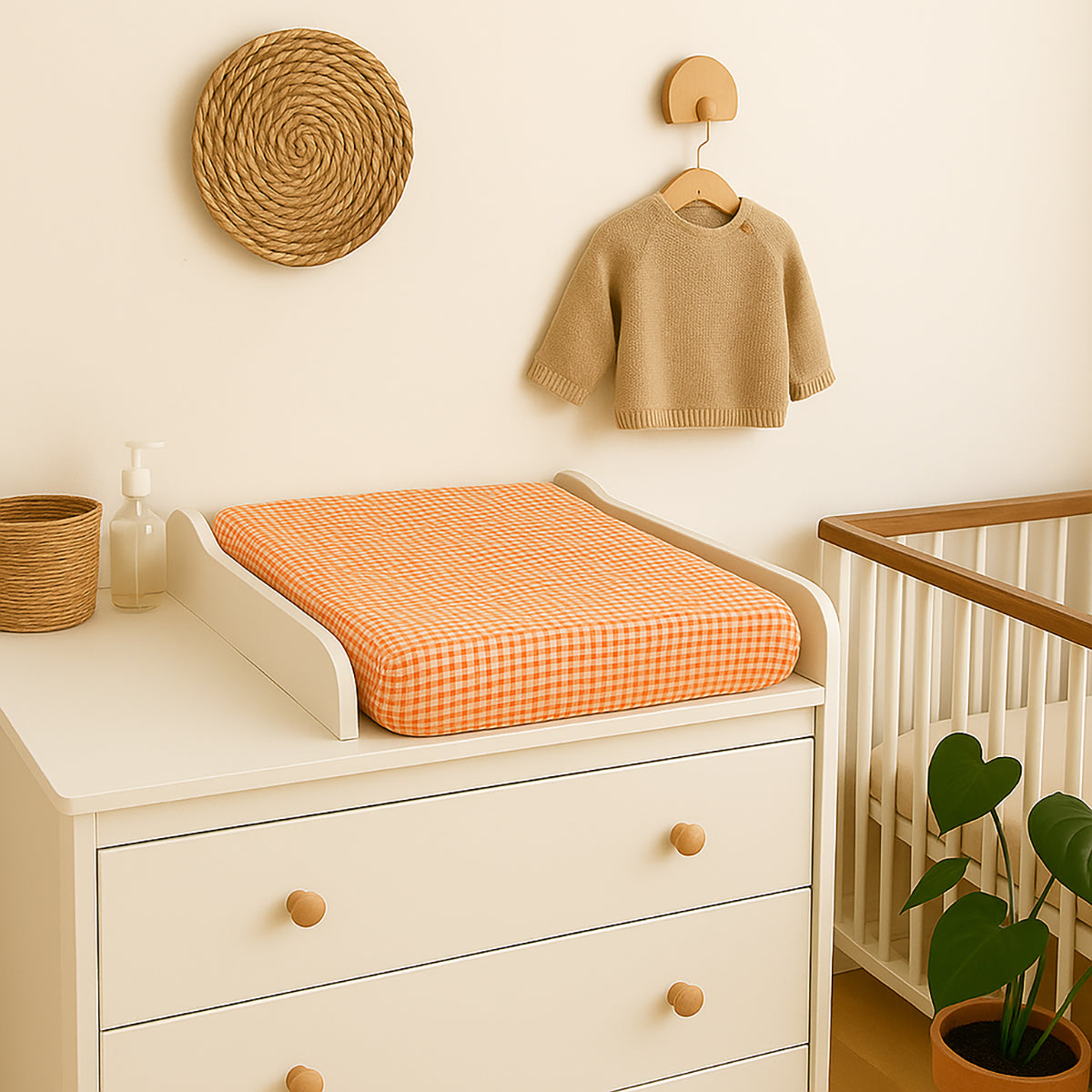 Funda De Colchón Para Cambiador En Algodón Bio Vichy