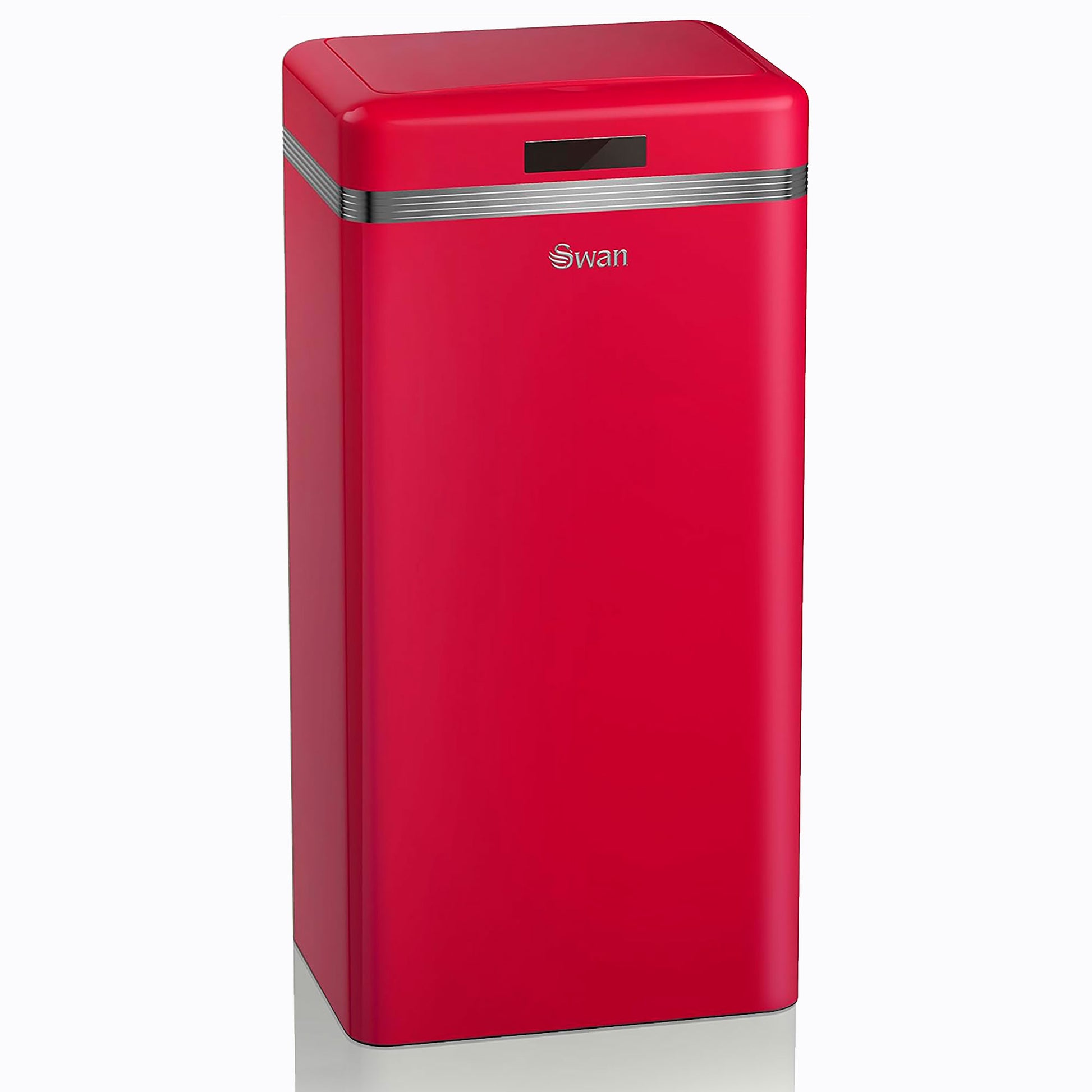 Swan Cubo De Basura Cocina Automático, Sensor De Movimiento, 45l, Metálico, Papelera Reciclaje, Swka4500rneu, Rojo_0