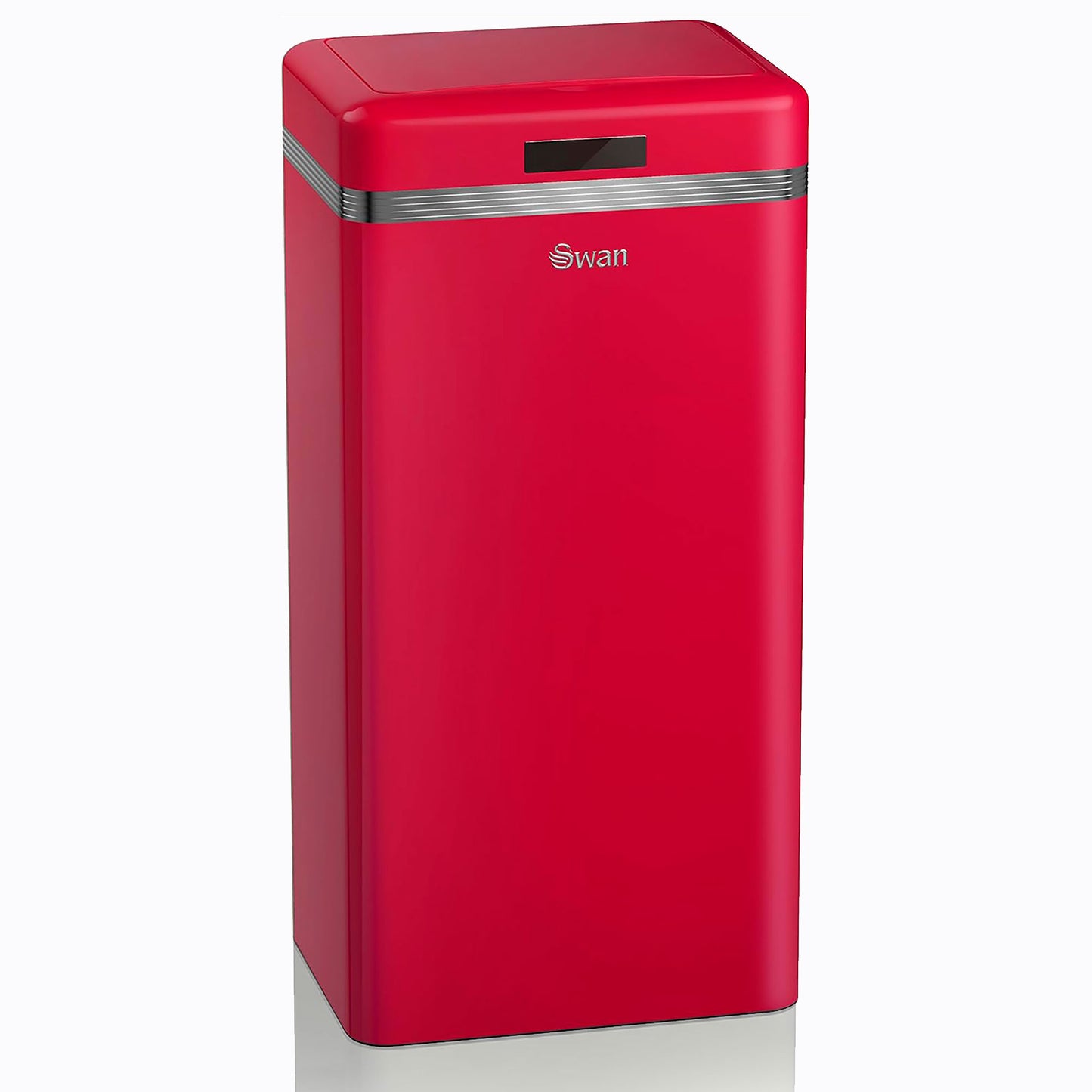 Cubo De Basura Cocina Automático, Sensor De Movimiento, 45l, Metálico, Papelera Reciclaje, Swan, Swka4500rneu, Rojo_0