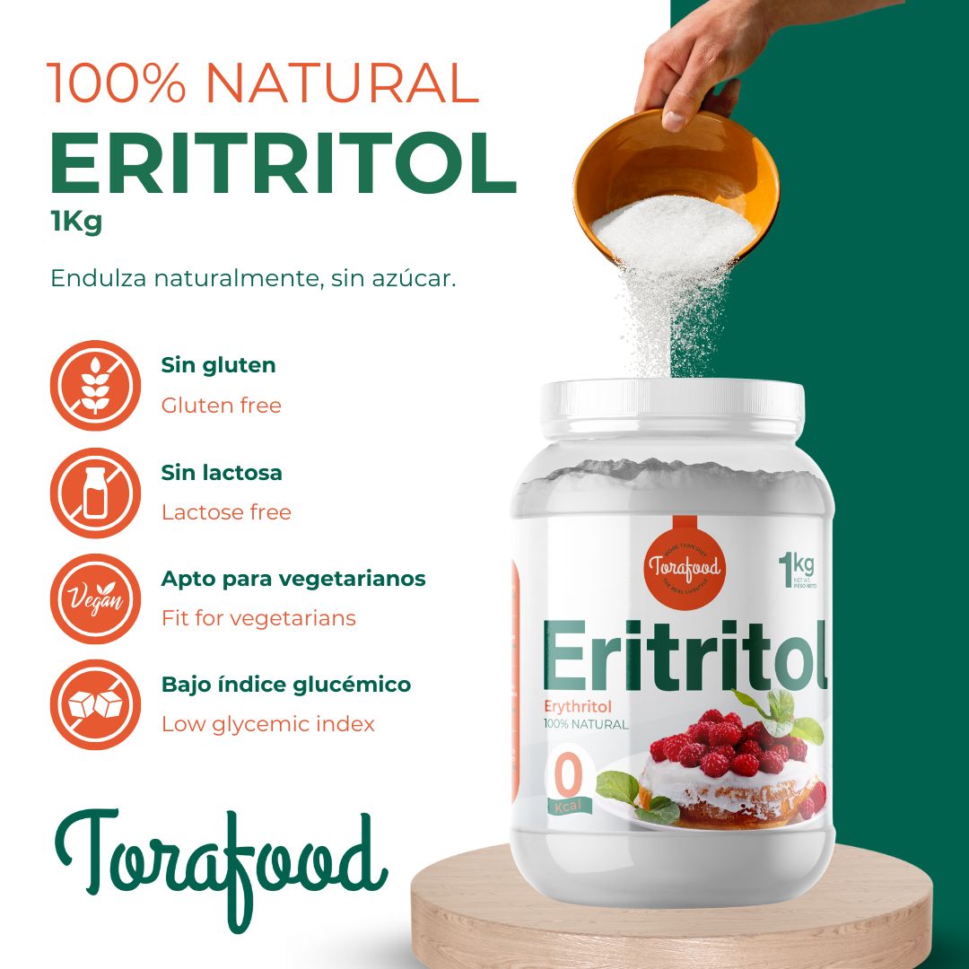 Eritritol Edulcorante Natural 1kg Torafood_2