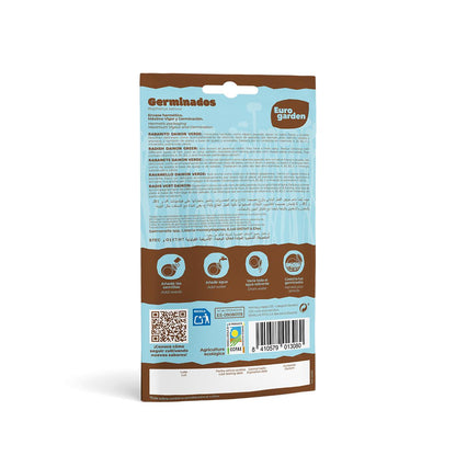 Semillas germinados eco Rabanito Verde Eurogarden