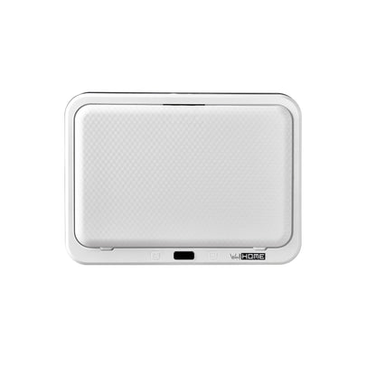 Cubo Reciclaje 15l+15l Sin Patas Apertura Auto Blanco