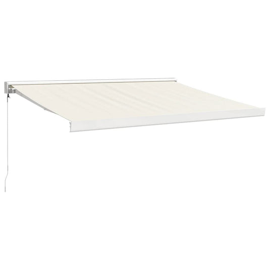 Vidaxl Toldo Retráctil Aluminio Y Tela Color Crema 3x2,5 M_0