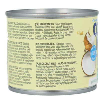Leche de Coco 80% BIO Terrasana 200 ml