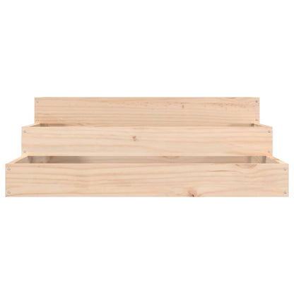 Jardinera De Madera Maciza De Pino 78x78x27 Cm_3