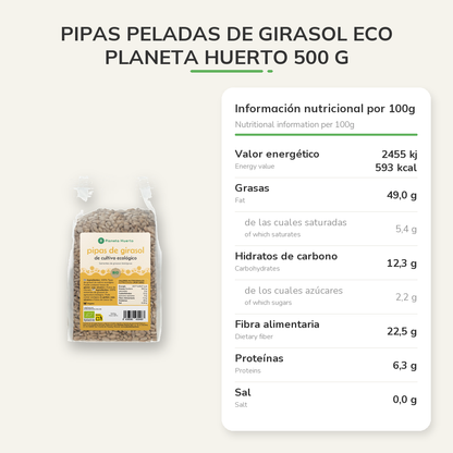 Información nutricional