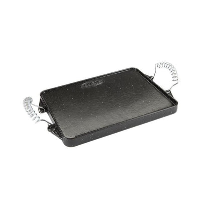 Plancha Hierro Fundido Esmaltada Rectangular 24 X 44 Cm._1