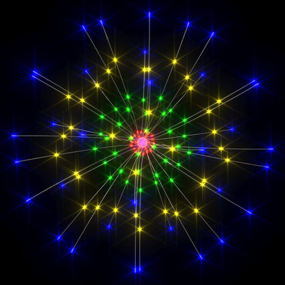 Vidaxl Luces De Petardo De Navidad Exterior 10 Uds Multicolor 1400 Led_4