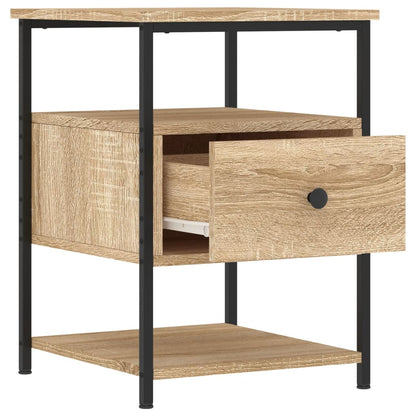 Mesitas Noche 2 Uds Madera Ingeniería Roble Sonoma 40x42x56 Cm_4
