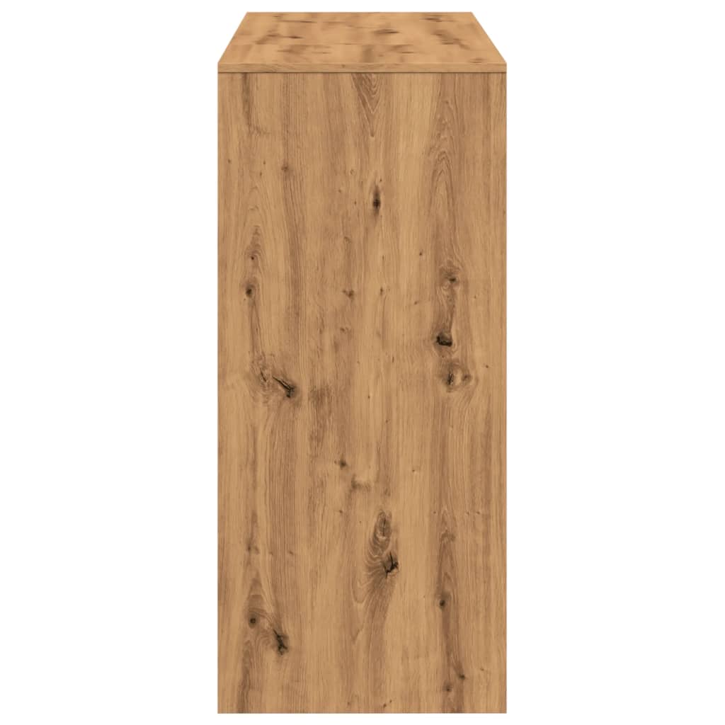 Mesa Bar Con Estante Madera Roble Artisian 124x46x103,5 Cm_3
