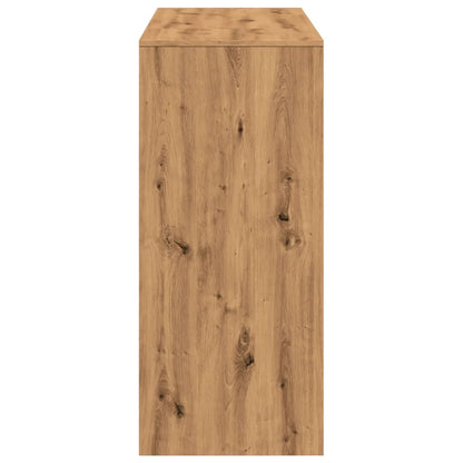 Mesa Bar Con Estante Madera Roble Artisian 124x46x103,5 Cm_3