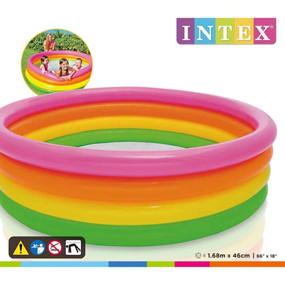 Intex Piscina Inflable Con 4 Anillos Sunset 168x46 Cm_2