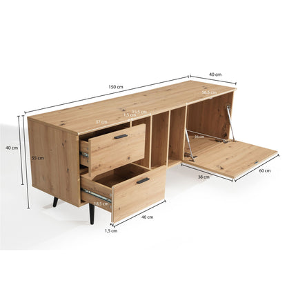 Mueble De Tv Compacto Y Versátil Modelo Wl6.819_3