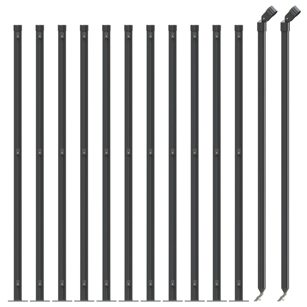 Cerca De Alambre Con Brida Gris Antracita 0,8x25 M / Vetonek_1