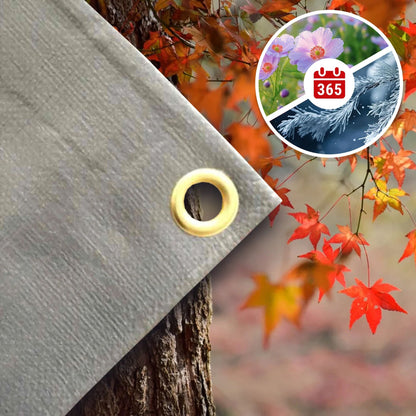 Lona Impermeable 280g/m², Gris 10x12 (120m²), Lona Para Toldo, Lona De Polietileno_1