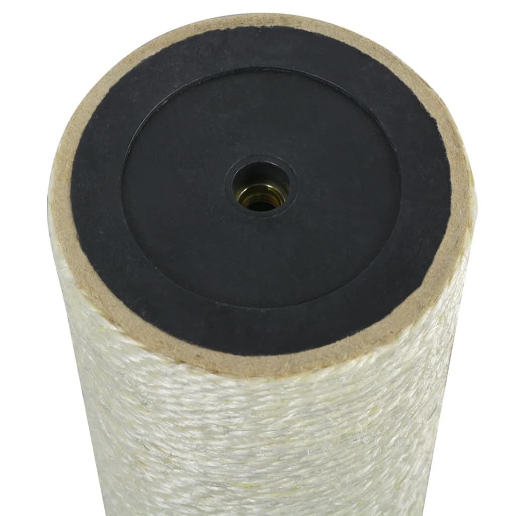 Vidaxl Poste Rascador Para Gatos 8x50 Cm 8 Mm Beige_1
