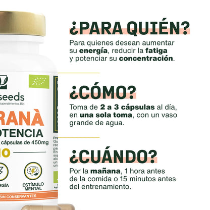 Guaraná Bio, 10% Guaranina | 90 Cápsulas_1