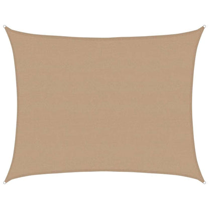 Vidaxl Toldo De Vela Hdpe Gris Taupe 160 G/m² 6x7 M_0