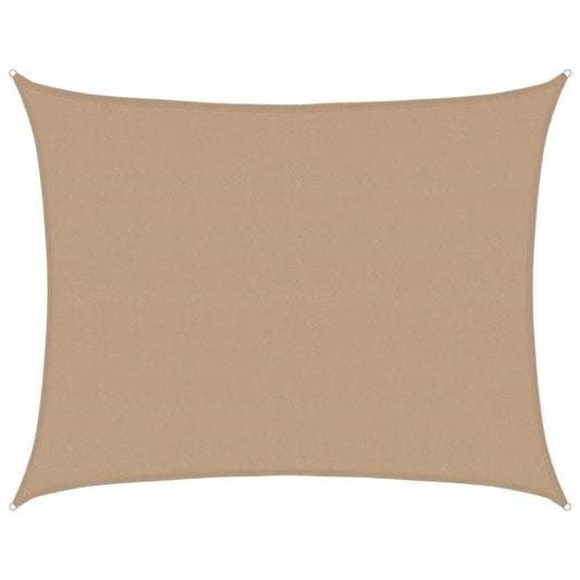 Vidaxl Toldo De Vela Hdpe Gris Taupe 160 G/m² 6x7 M_0