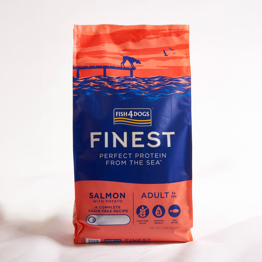 Fish4dogs Pienso Para Perro Adulto Sin Cereales – Salmón Y Patata 12 Kg_0