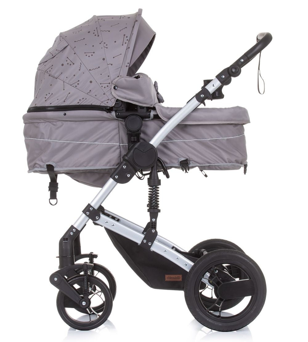 Carrito De Bebé Camea Trío Convertible Con Bolso Graphite_1