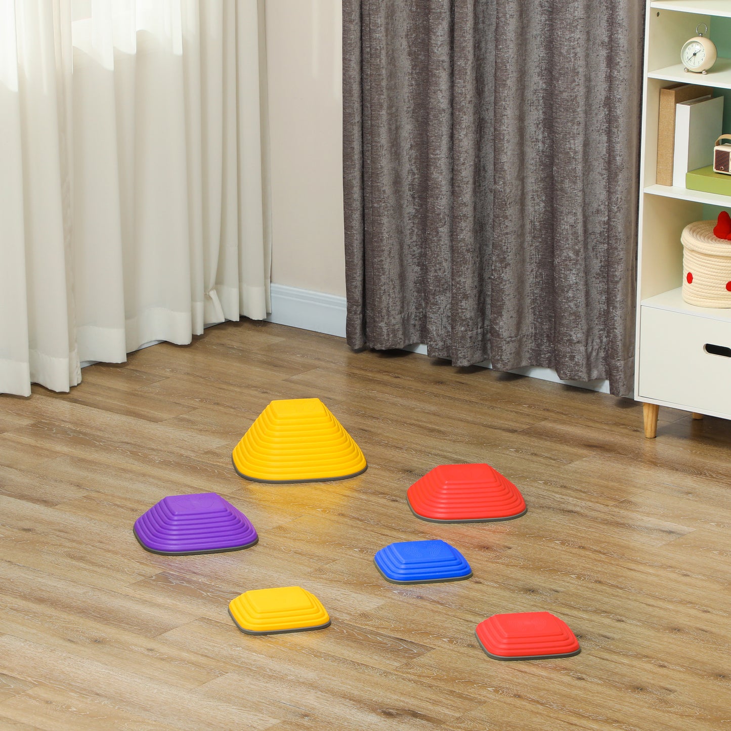 Aiyaplay Conjunto De Piedras De Equilibrio Para Niños Apilables De 6 Piezas_4