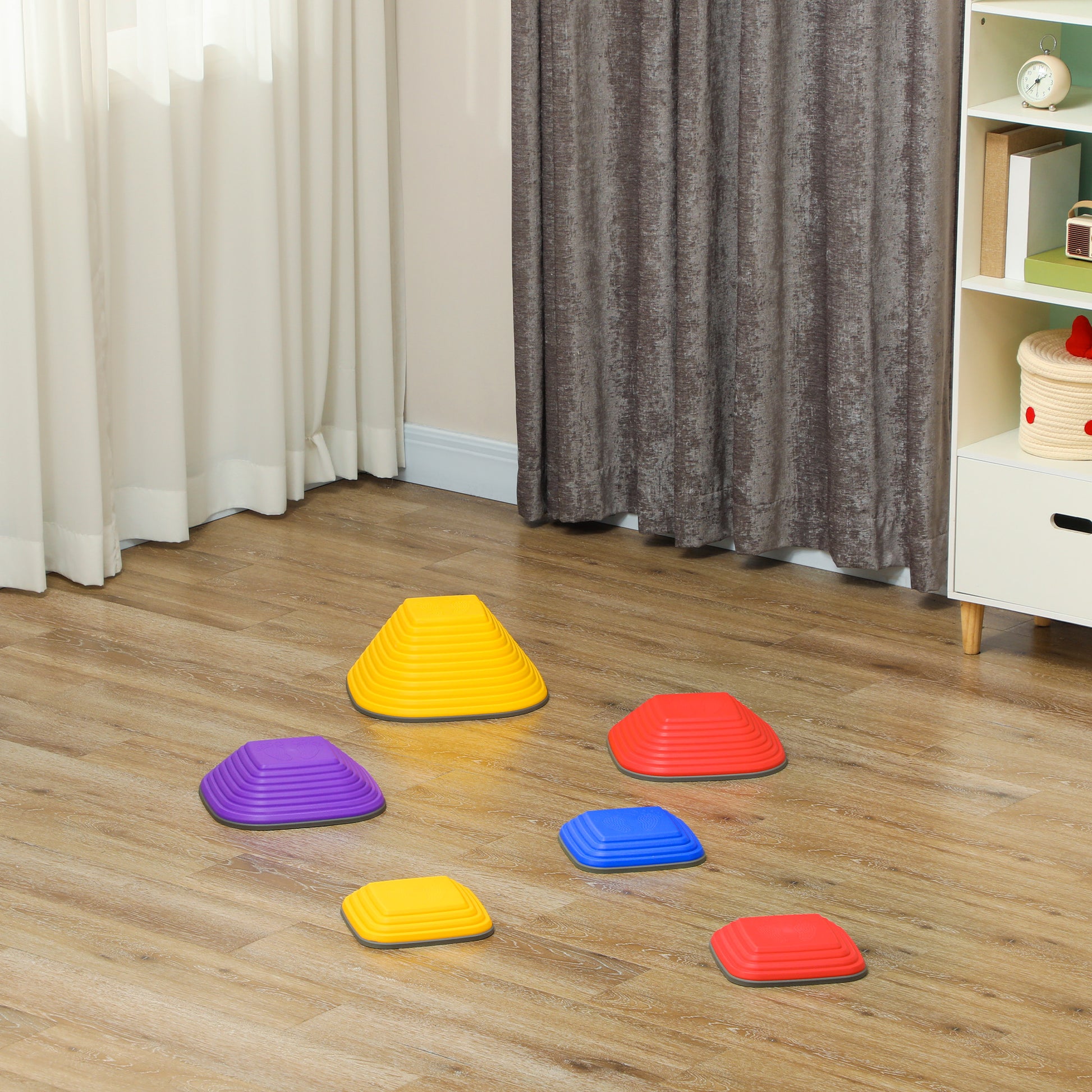 Aiyaplay Conjunto De Piedras De Equilibrio Para Niños Apilables De 6 Piezas_4