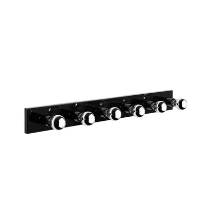 Aplique De Pared, Metal , Negro, 10x10x91, Casquillo 6 X E27 Max 40 W_0