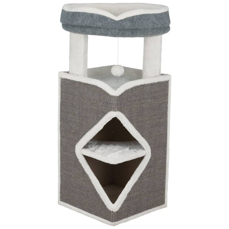 Trixie Torre Para Gatos Arma Gris Azul Y Blanco_0
