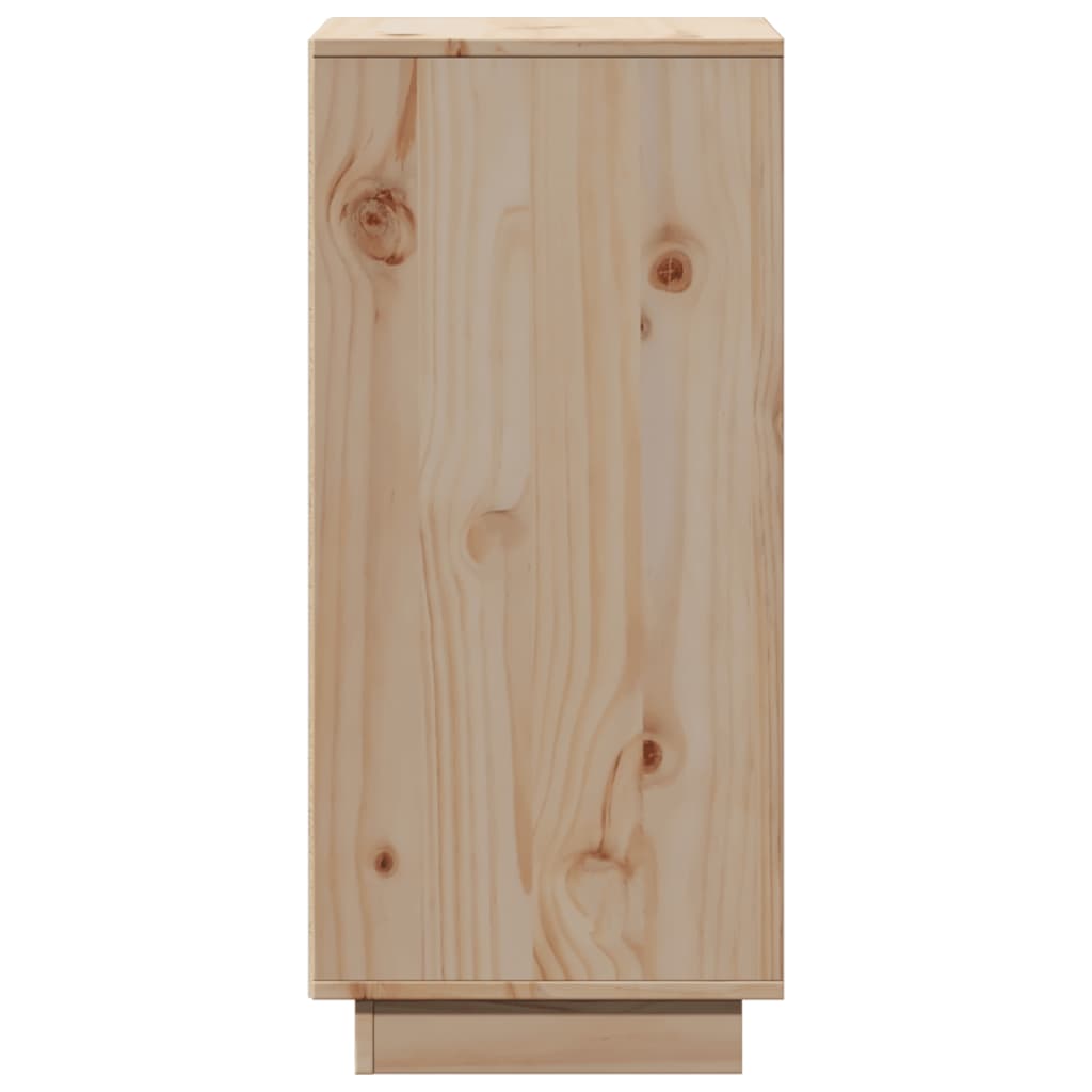 Aparador De Madera Maciza De Pino 31,5x34x75 Cm / Vetonek_1