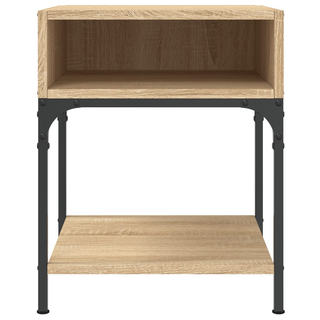 Mesitas Noche 2 Uds Madera Ingeniería Roble Sonoma 40x41x50 Cm_3