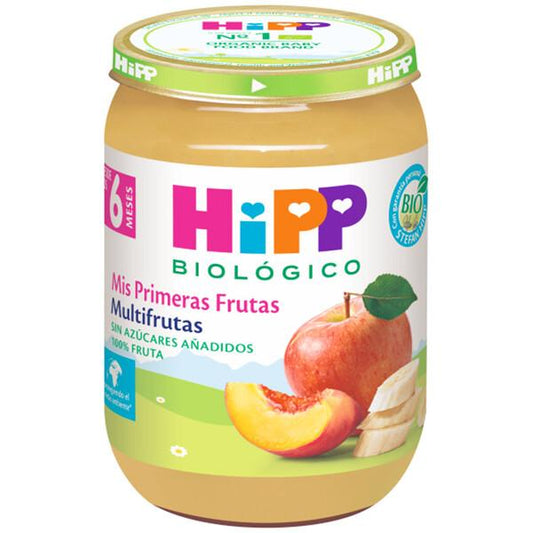 Tarrito Biológico Multifrutas Bio + 6 Meses HiPP 190 g