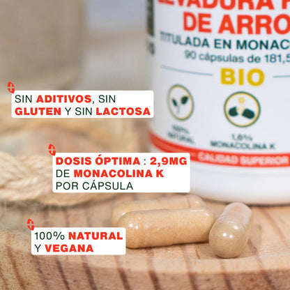 Levadura Roja De Arroz Bio | 90 Cápsulas_2