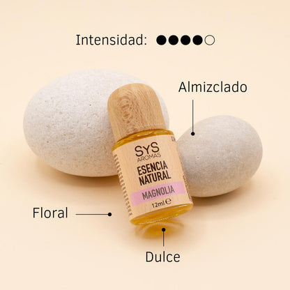 Esencia Natural Magnolia SYS Aromas 12 ml | Aroma Floral y Dulce | Para Quemadores y Humidificadores_5