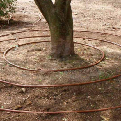 Tubería marrón con goteros integrados 16mm Aqua Control 100 m